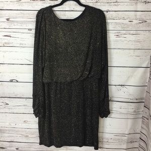 Jessica Howard size 14 glitter gold dress